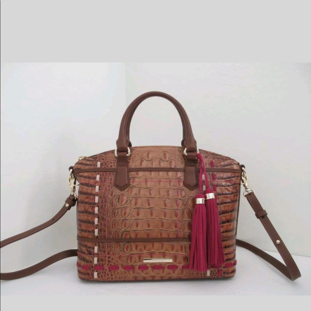 Sold NTW AUTHENTIC Brahmin Hayes Embossed Leather - Picture 8 of 8